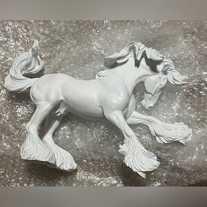 Breyer draft prepped to paint -White Horse Sculpture